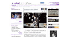 Desktop Screenshot of e-teatr.pl